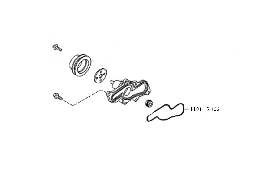 Dichtring Wasserpumpe MX-3 1,8L V6 K8 / MX-6 2,5L V6 KL