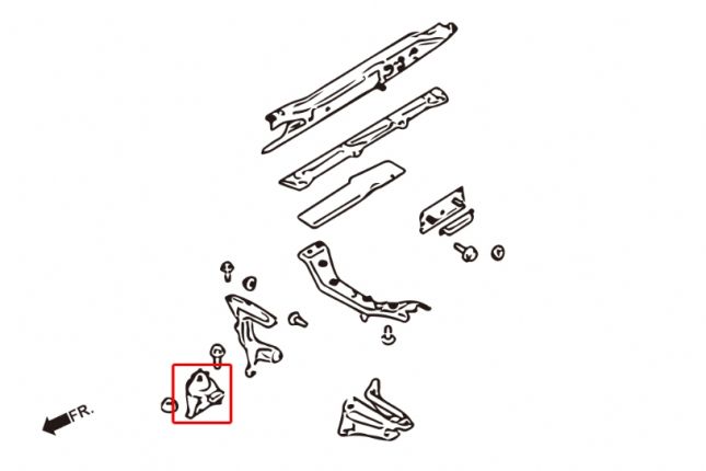 Hardrace gehärtetes Motorlager RX-8