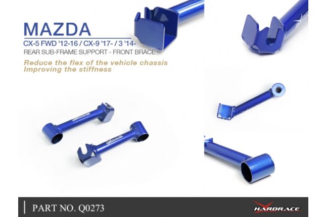 Hardrace Stützstrebe hinten Mazda