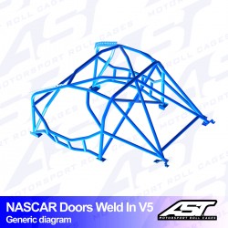 Roll Cage Mazda RX-8 Weld-In V5