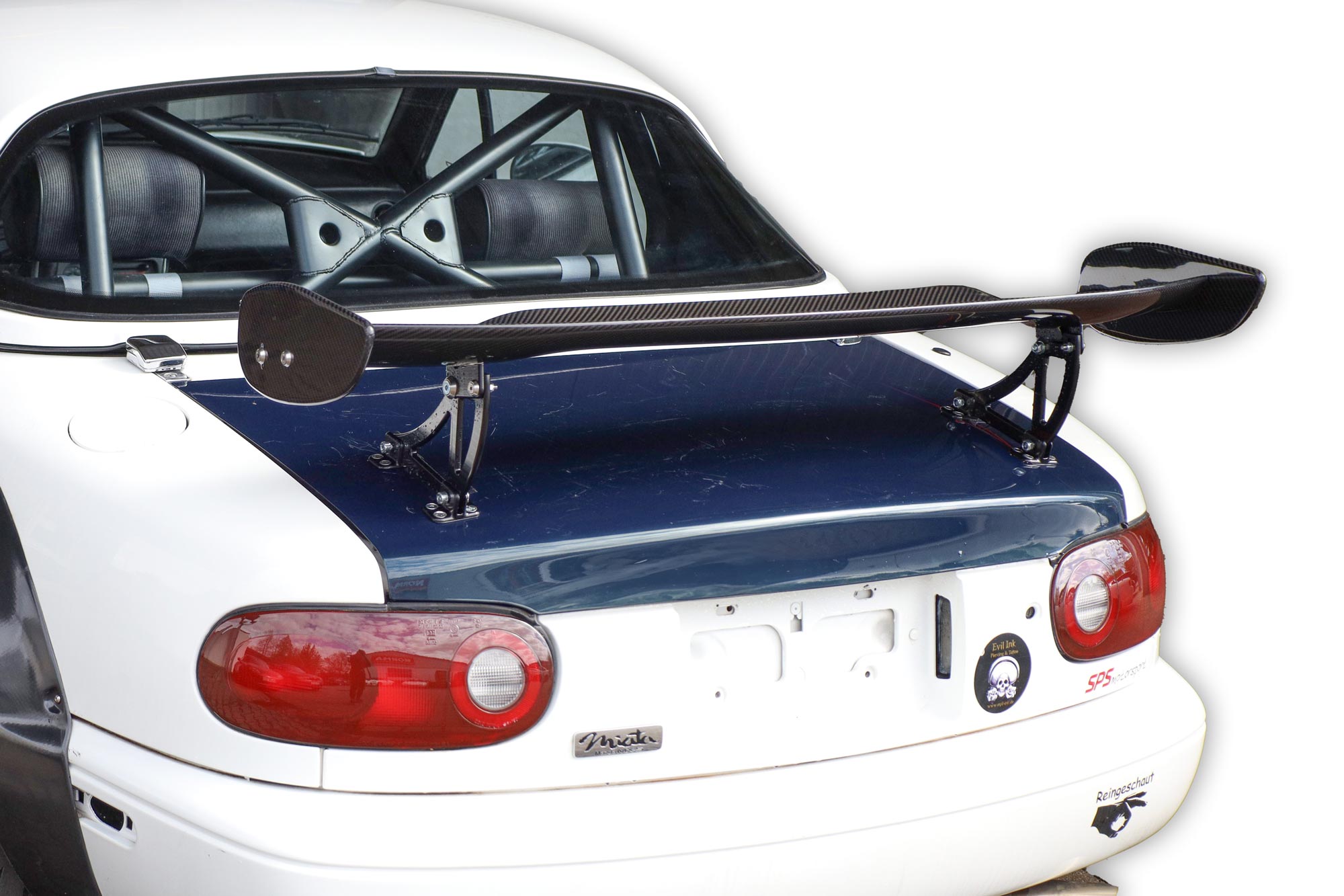 Factory Adjustable Rear Wing Carbon Rear Spoiler MX-5: CFD-Optimized, Adjustable & TÜV-Approved
