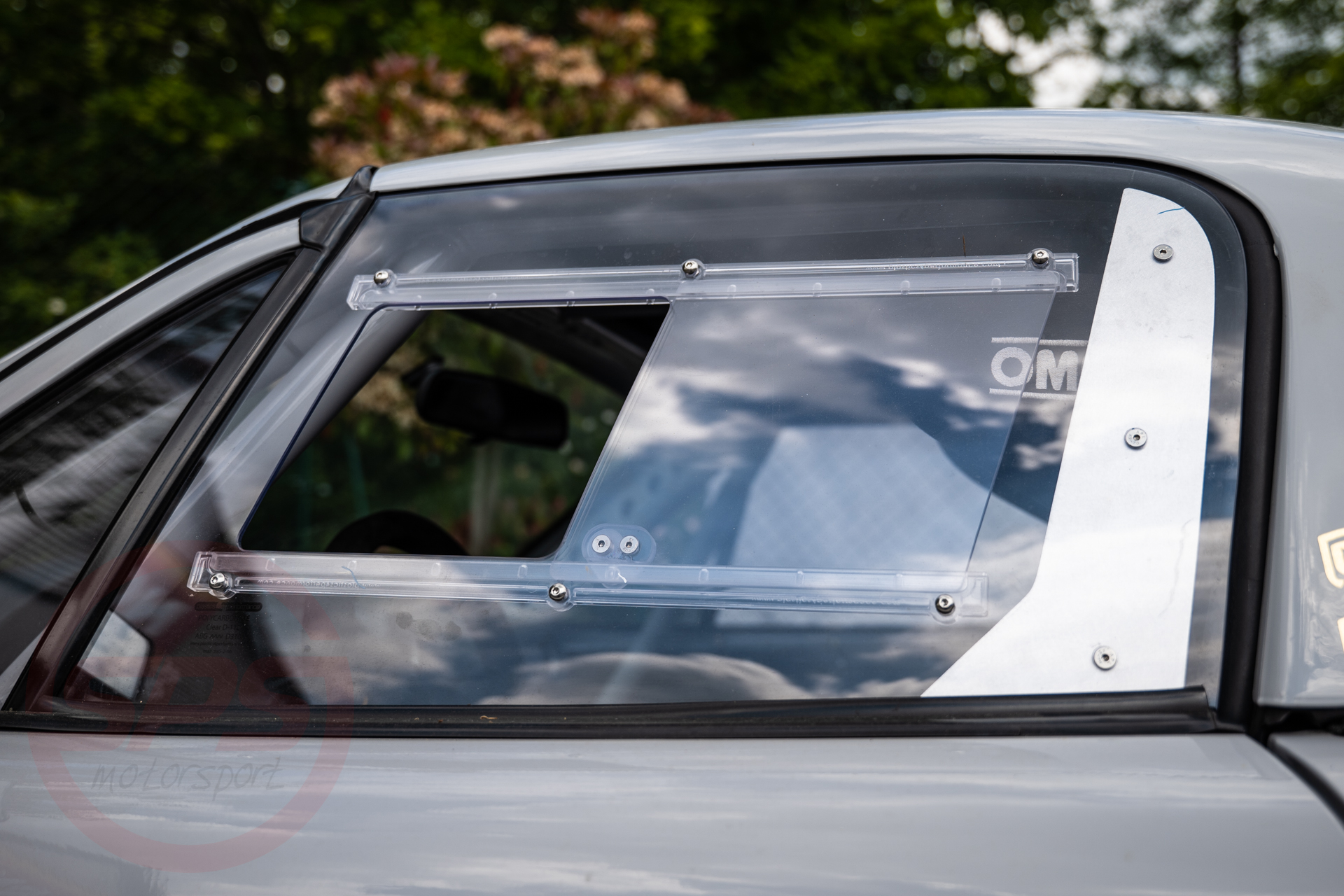 Makrolon side window driver side MX-5 NA/NB/NBFL