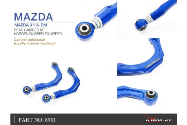 Hardrace Sturzversteller hinten Mazda 3