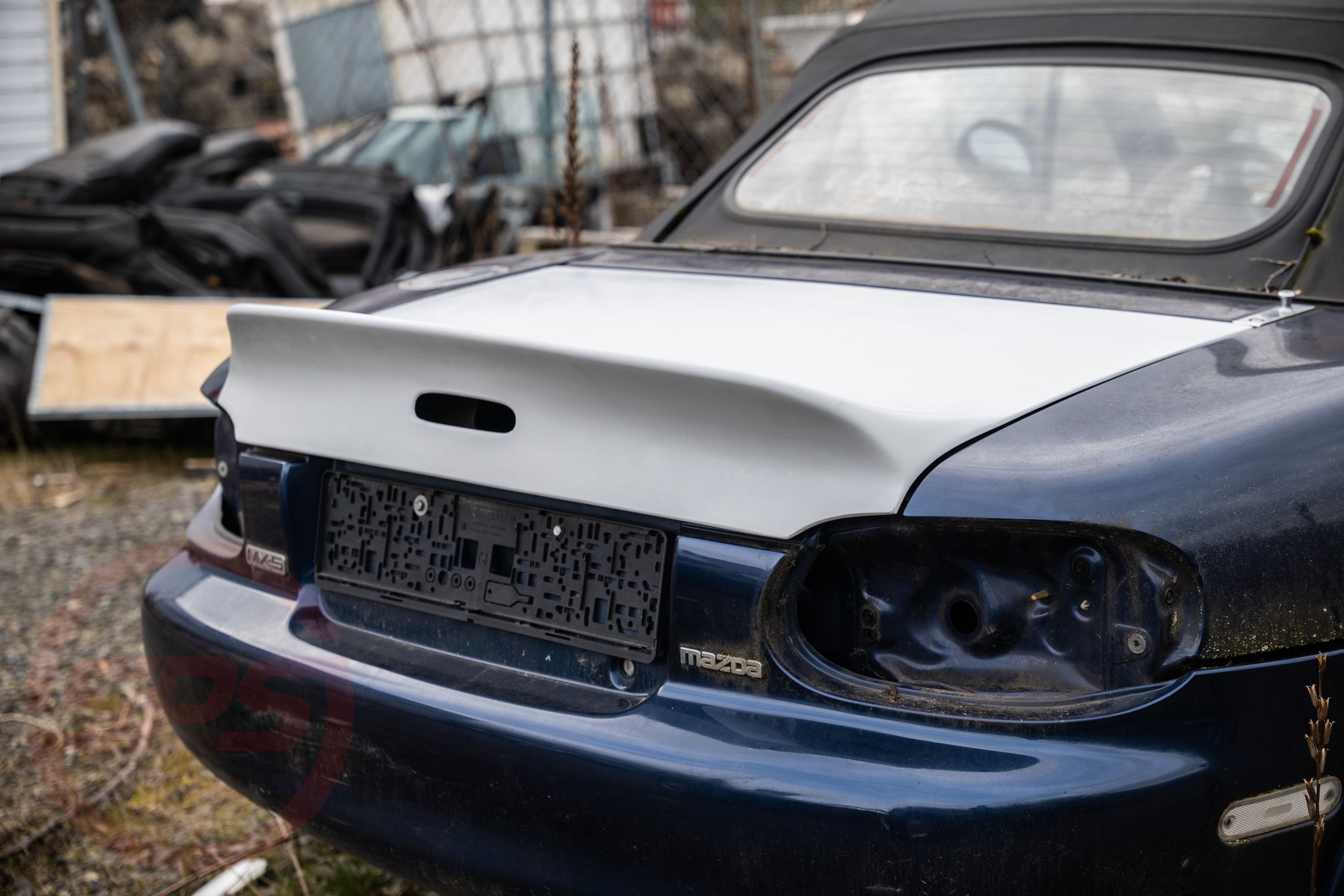 Heckklappe-mit-Rueckleuchte-6 SPS Motorsport GRP trunk with Ducktail MX-5 NB/NBFL