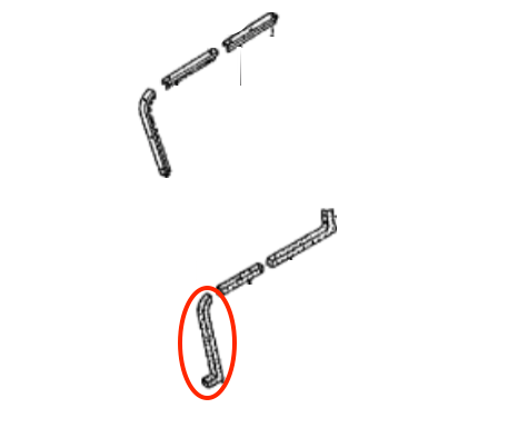 Softtop lower weatherstrip right MX-5 NA/NB/NBFL
