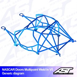 Roll Cage Mazda RX-8 Weld-In V5