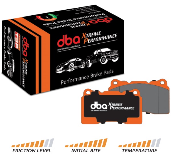 Brake Pads DBA Xtreme Performance MX-5 NA/NB/NBFL rear axle 251mm