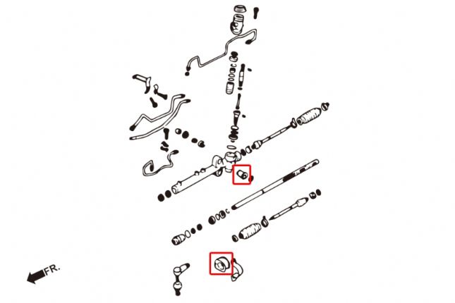 Hardrace Buchen Lenkgetriebe Mazda