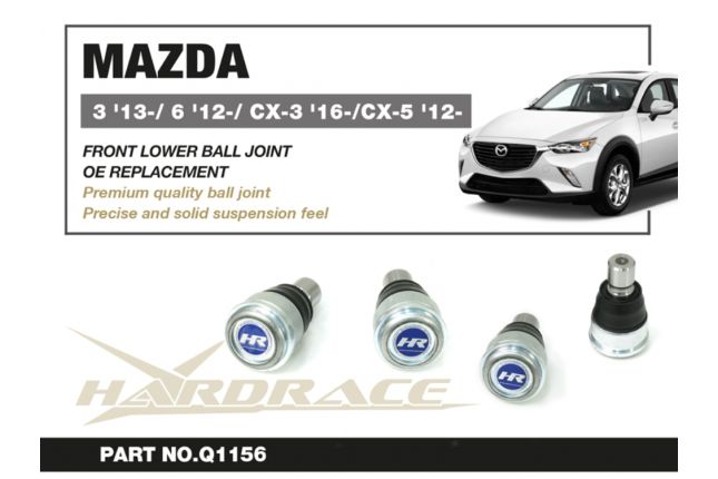 Q1156_1 Hardrace Kugelköpf vorne unten Mazda
