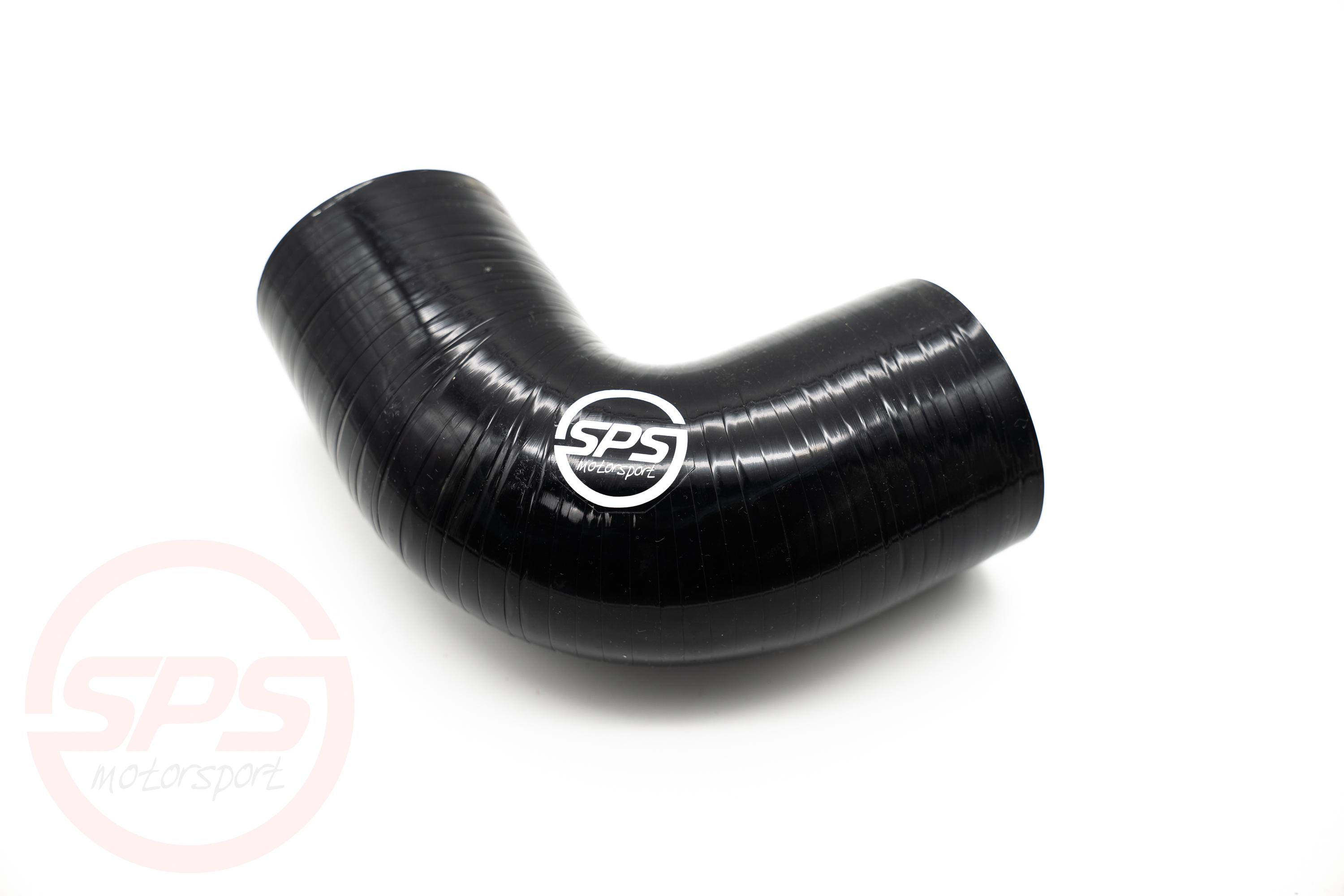 Silicone elbow SPS 90° 63mm black