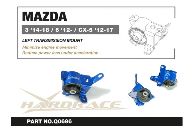 Hardrace linke Motorhalterung Mazda