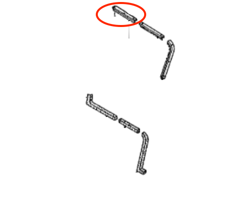 Halteschiene Softtopdichtung oben links MX-5 NA/NB/NBFL