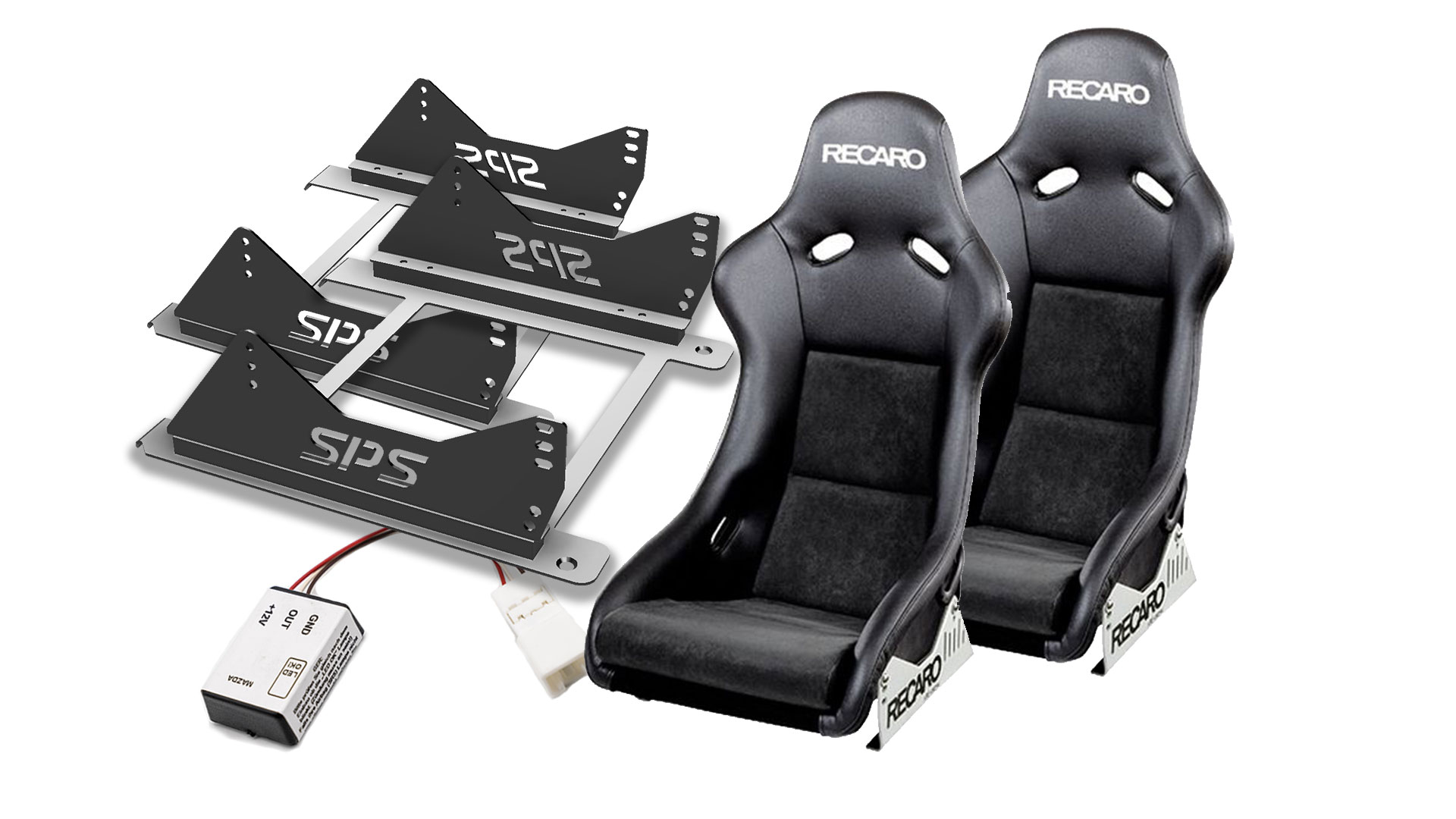 Sitzpaket Recaro Pole Position Kunstleder/Dinamica MX-5 ND/RF