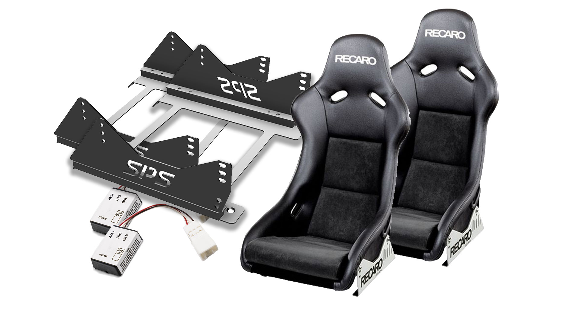 Sitzpaket Recaro Pole Position Kunstleder/Dinamica MX-5 NC ab 2010