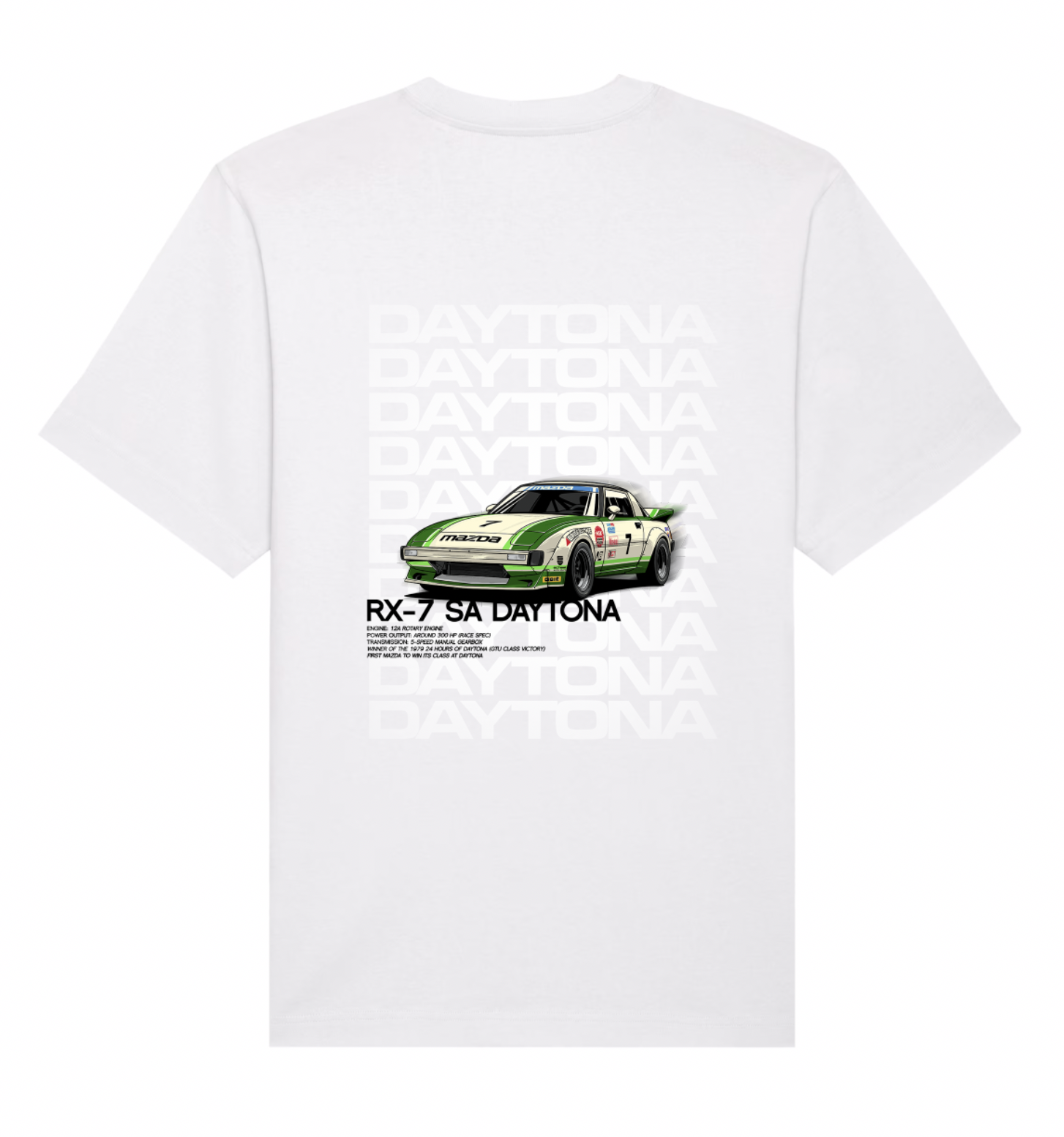 89 Tshirt Daytona SA Weiß