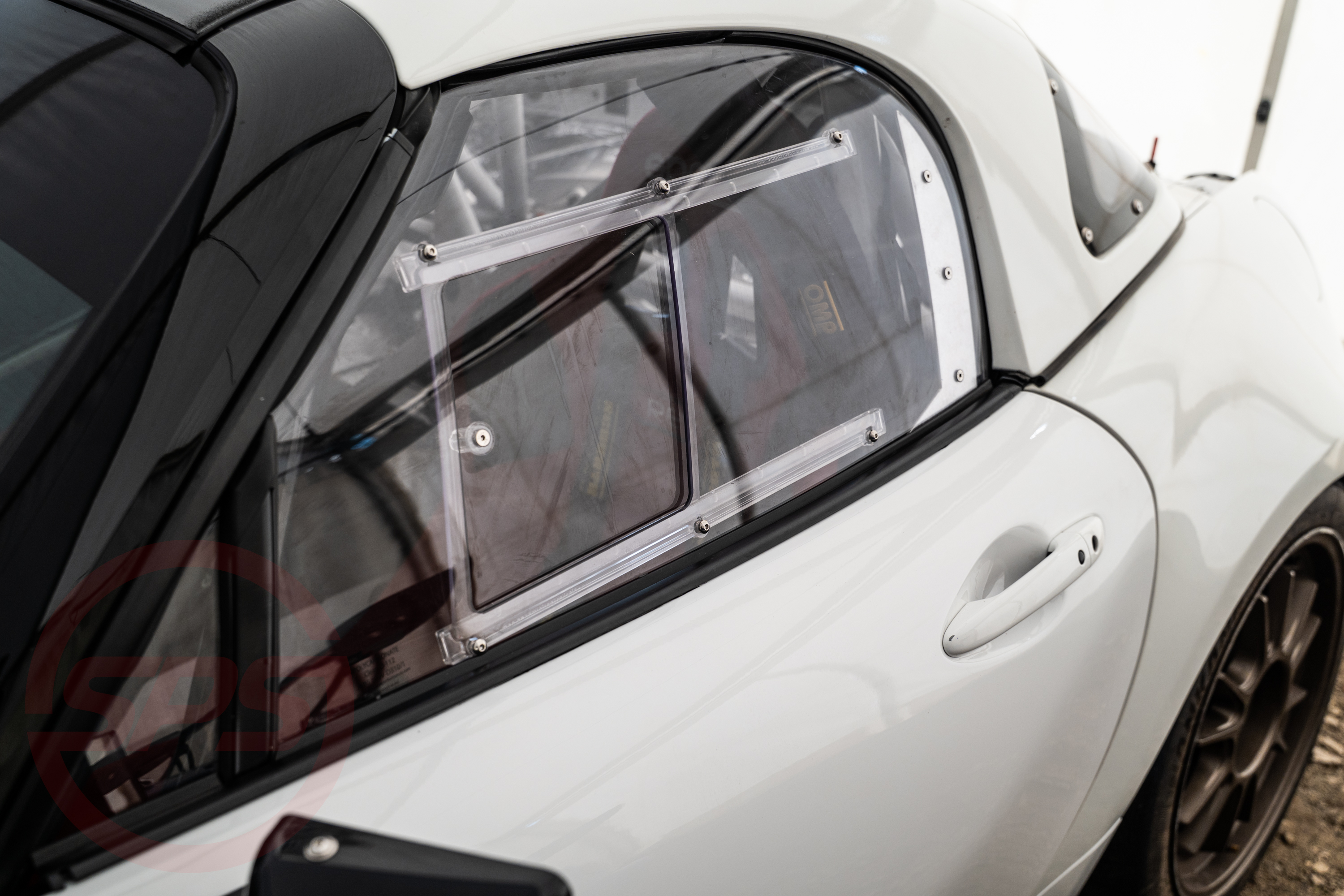 Makrolonscheibe Fahrerseite ND / Fiat/Abarth 124 4mm