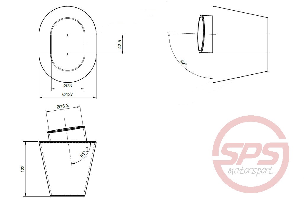 Air filter für SPS turbo airbox
