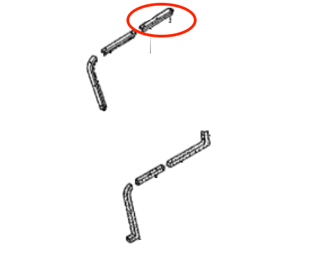 Halteschiene Softtopdichtung oben rechts MX-5 NA/NB/NBFL