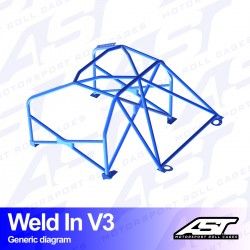 Roll Cage Mazda RX-8 Weld-In V3