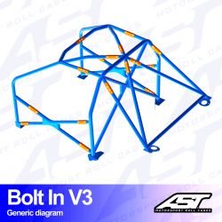 Roll Cage Mazda RX-8 Bolt-In V3