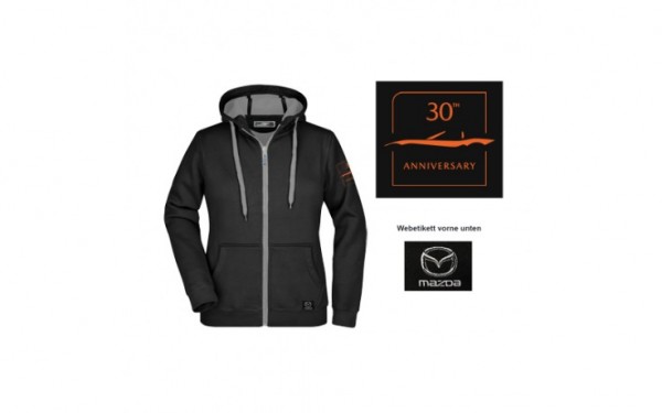 Mazda 30th Anniversary Sweatjacke Damen
