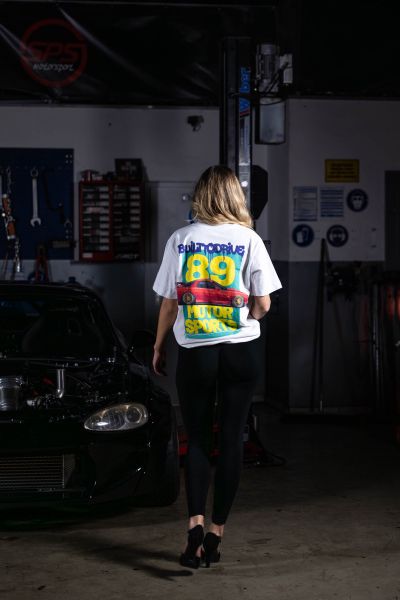 Oversized Shirt "Mazda RX-7 FD" White