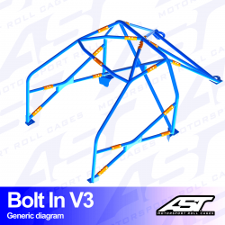 Roll cage Mazda MX-3 Bolt-In V3