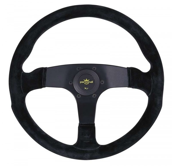 Nardi Personal Corsa Suede Black spokes 350mm