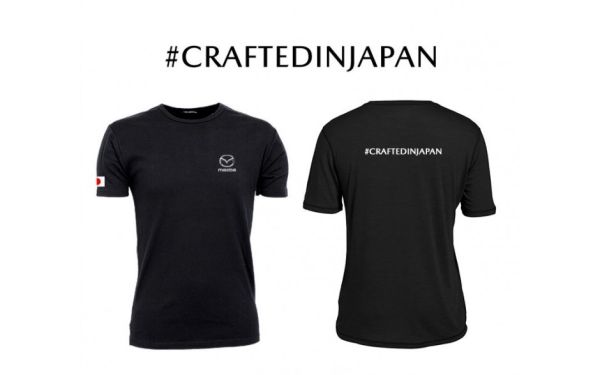 T-Shirt "Crafted in Japan" Damen schwarz