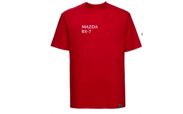 T-Shirt RX-7 Herren rot