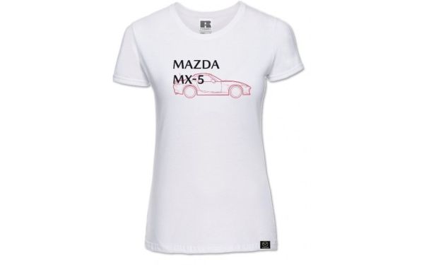 T-Shirt MX-5 Damen weiß