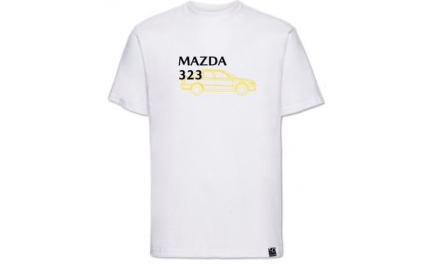 T-Shirt "323" Herren weiß