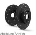 EBC brake disc set Black Dash MX-5 NA/NB/NBFL rear axle 251mm