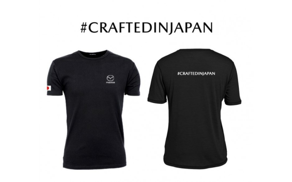 T-Shirt "Crafted in Japan" Herren schwarz