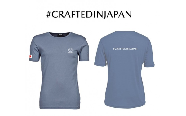 T-Shirt "Crafted in Japan" Herren grau