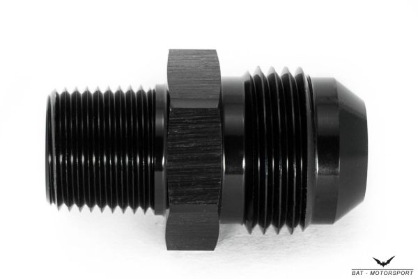 Thread Adapter Dash 10 to 3/8" NPT Black Anodized